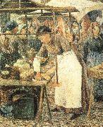 Camille Pissarro Butcher painting